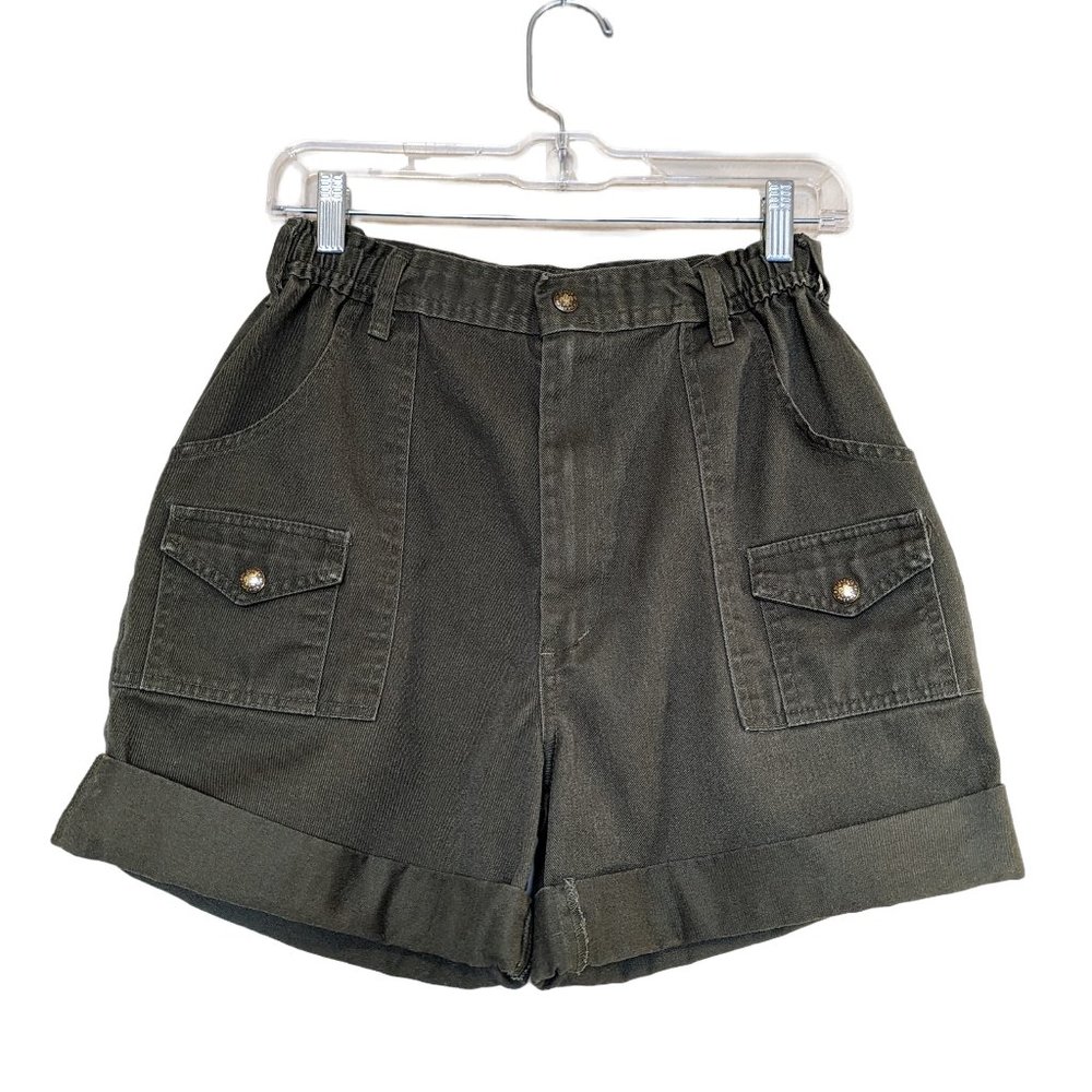 Vintage Boy Scouts Cargo Shorts Olive Green Womens size 2-4